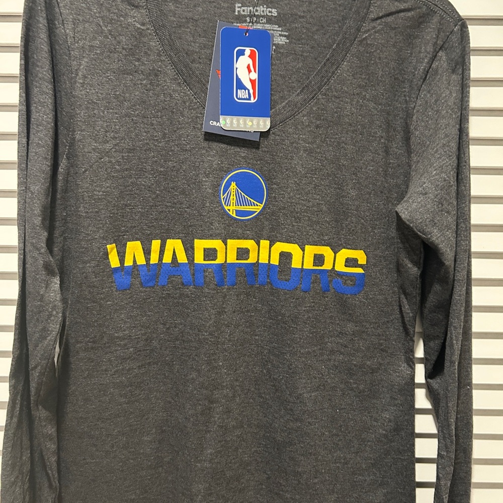 Fanatics Gray Warriors Long Sleeve Shirt